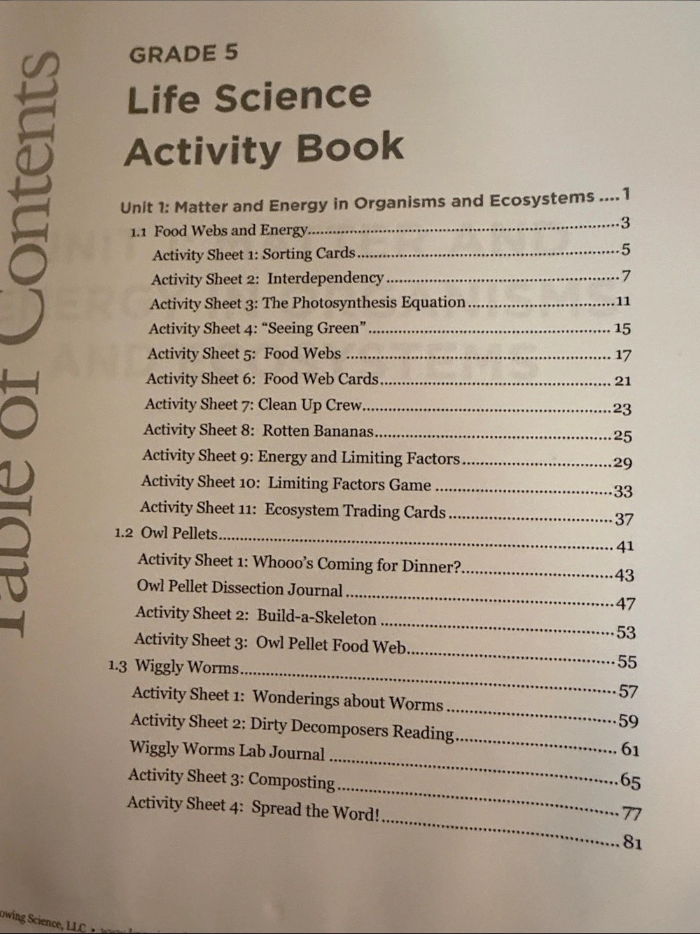 Knowing Science Grade 5 Life Science Activity Book - Picture 5 of 5